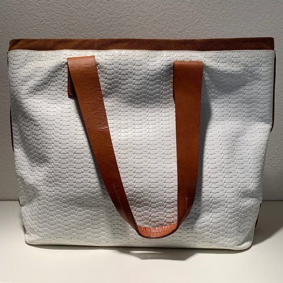 Ellecieffe Genuine Italian Leather Tote Bag - Picture 2 of 6